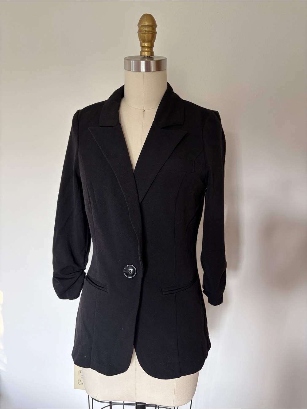 Maurices Black Single-Button Tailored Blazer